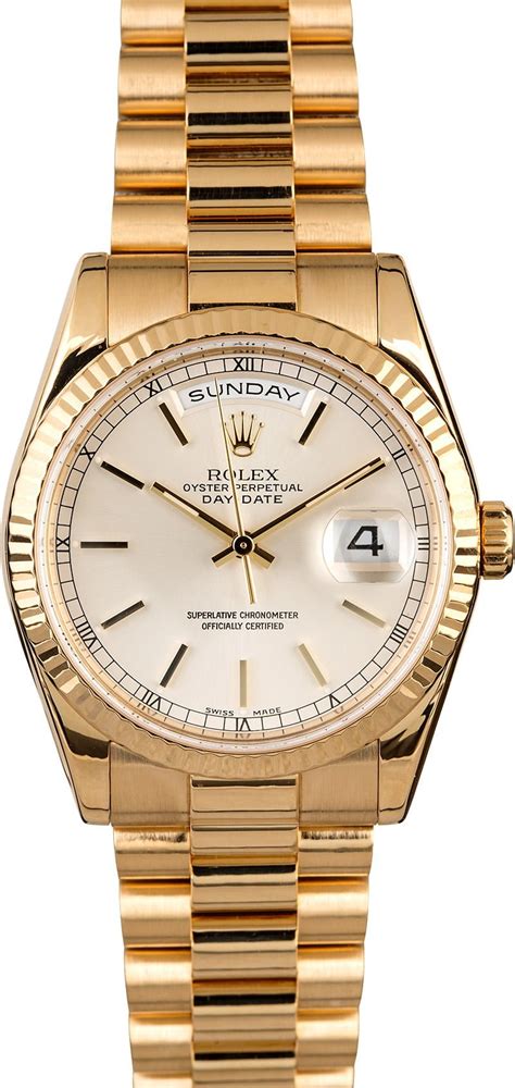 rolex day date 118238 36 mm|rolex day date president 118238.